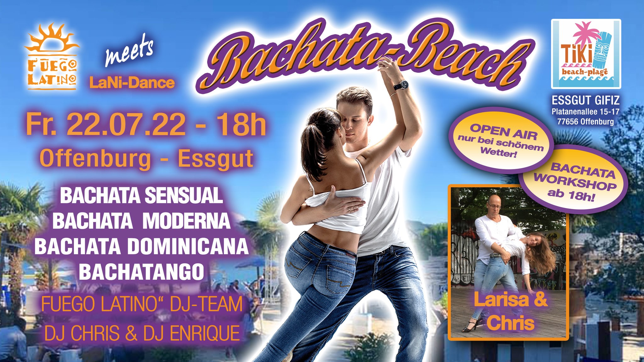 Read more about the article BACHATA-BEACH-Open Air in Offenburg abgesagt!